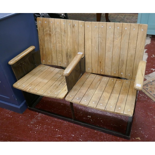 354 - Industrial vintage cinema seats