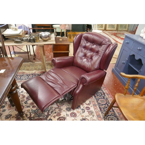 358 - Sherbourne leather reclining chair