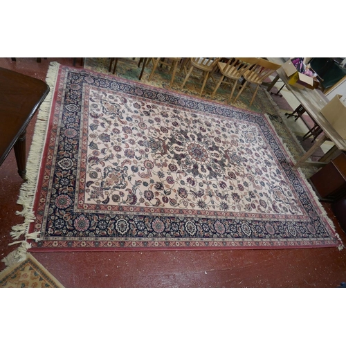 363 - Large Keshan rug - Approx size: 355cm x 250cm