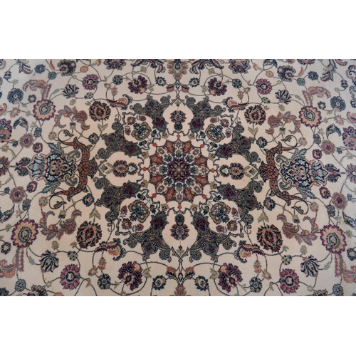 363 - Large Keshan rug - Approx size: 355cm x 250cm