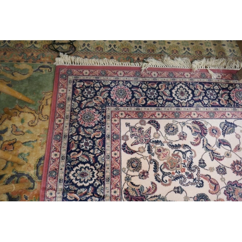 363 - Large Keshan rug - Approx size: 355cm x 250cm