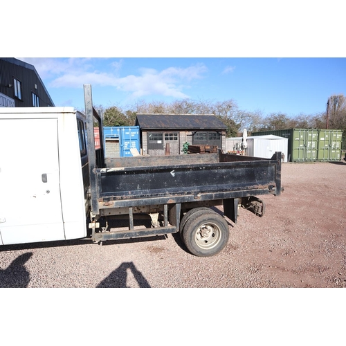 470 - Sold as seen - LDV Convey crew cab tipper - Short twin wheel base, original 65,000 miles - 5 speed m... 