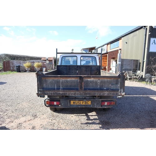 470 - Sold as seen - LDV Convey crew cab tipper - Short twin wheel base, original 65,000 miles - 5 speed m... 