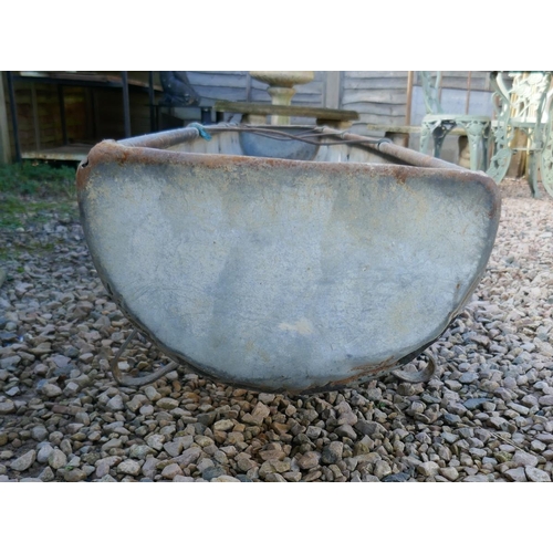 472 - Galvanised trough