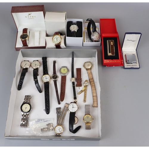 61 - Collection of watches & lighters