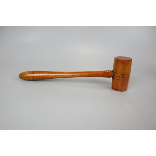 69 - Auctioneers wooden gavel