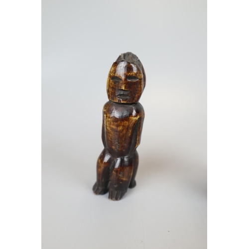 91 - 2 tribal carvings