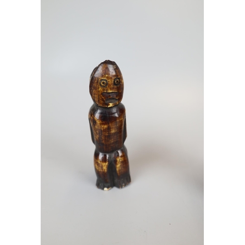 91 - 2 tribal carvings