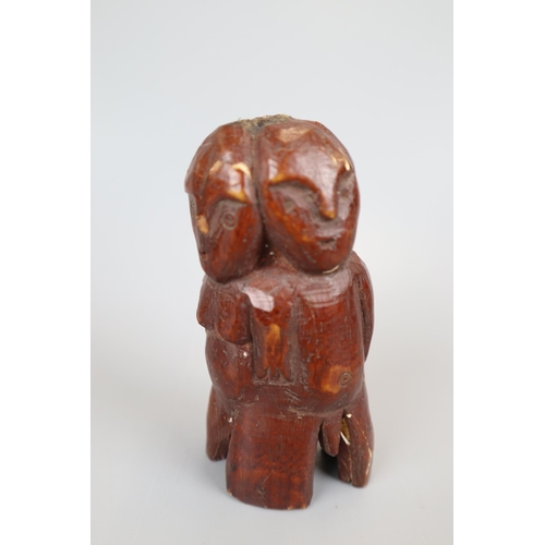 91 - 2 tribal carvings