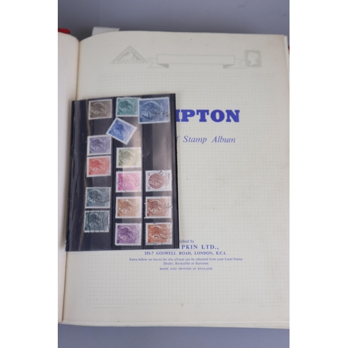 95 - Stamps - Heavily populated stamp album - All world