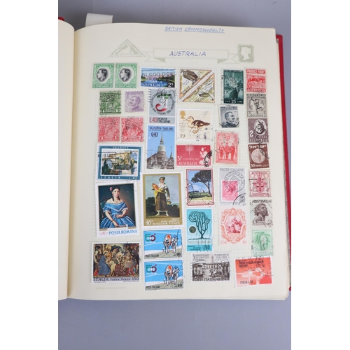 95 - Stamps - Heavily populated stamp album - All world