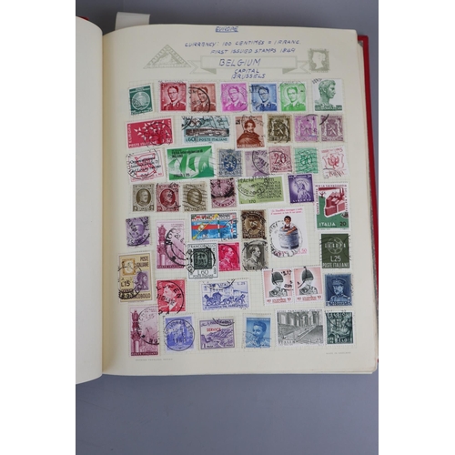 95 - Stamps - Heavily populated stamp album - All world