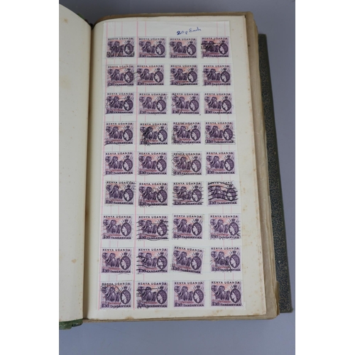 97 - Stamps - Heavily populated stamp album - All world