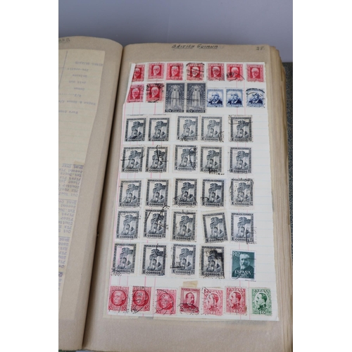 97 - Stamps - Heavily populated stamp album - All world