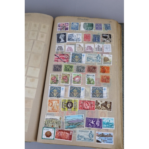 97 - Stamps - Heavily populated stamp album - All world