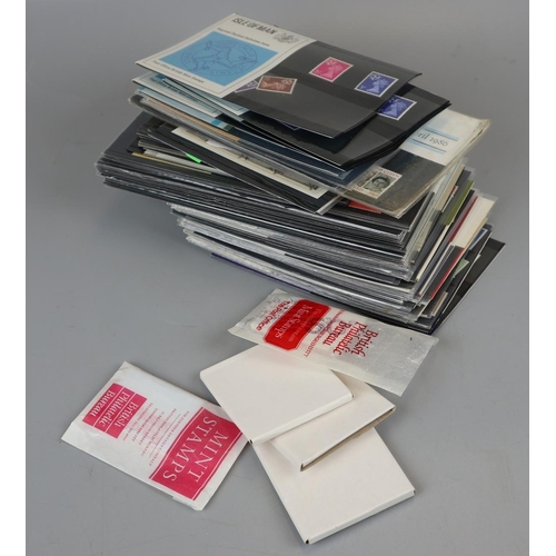 99 - Stamps - GB decimal presentation packs (Approx 60) plus mini sheets, booklets etc.