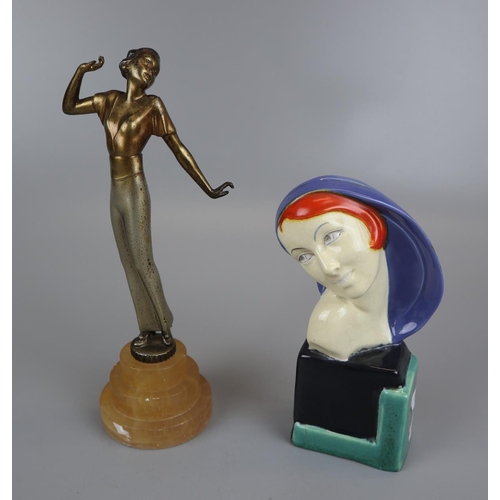 111 - Two lady figurines