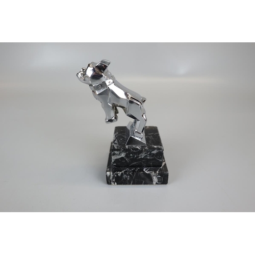 149 - Mack bulldog mascot on marble base