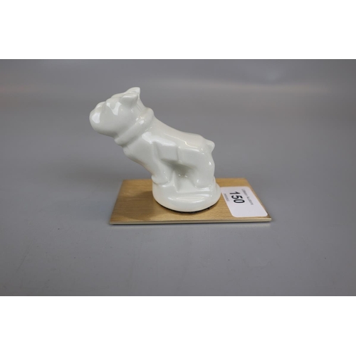 150 - Ceramic bulldog mascot