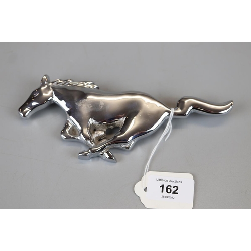 162 - Chrome mustang badge