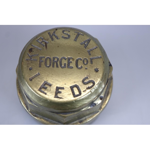 191 - 3 brass radiator caps