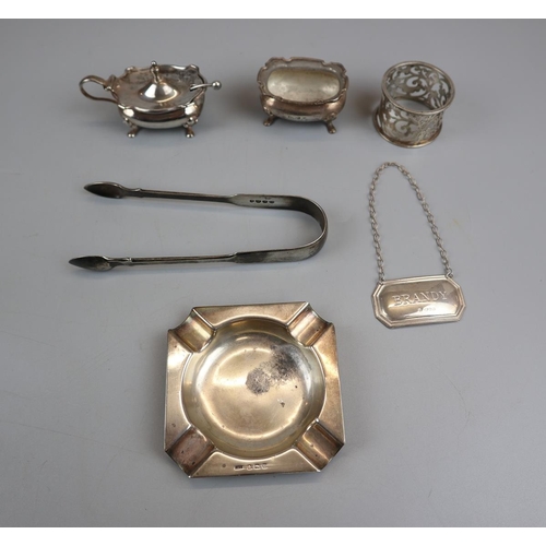 2 - Collection of hallmarked silver - Approx weight 213g