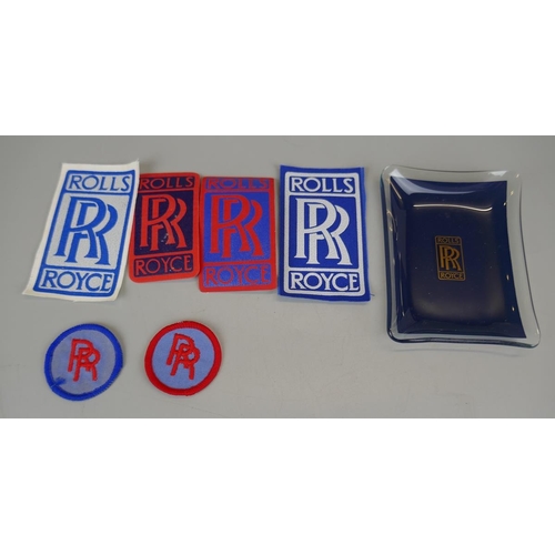 206 - Collection of Rolls Royce embroidered patches