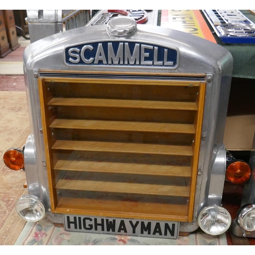 251 - Scammell grill radiator shelving unit