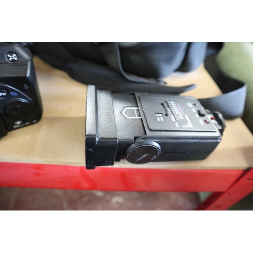 263 - Sony CX300 camera with accessories to include lenses