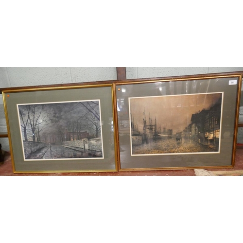 291 - Pair of Victorian scene prints