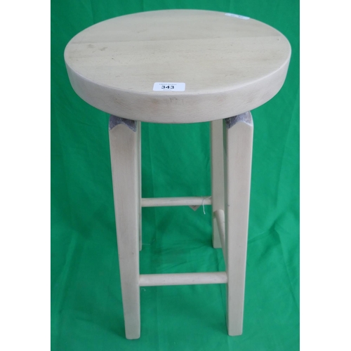 343 - Beech pub stool