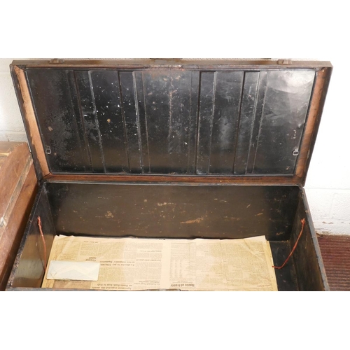 368 - Late 19thC Sea-Captains trunk