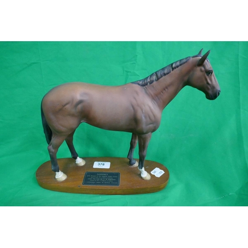 378 - Beswick horse figure - Nijinsky - Approx H: 28cm