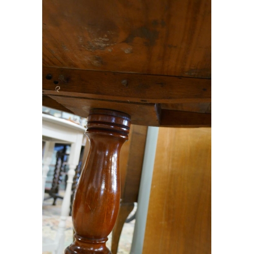 412 - Mahogany tilt top tripod table