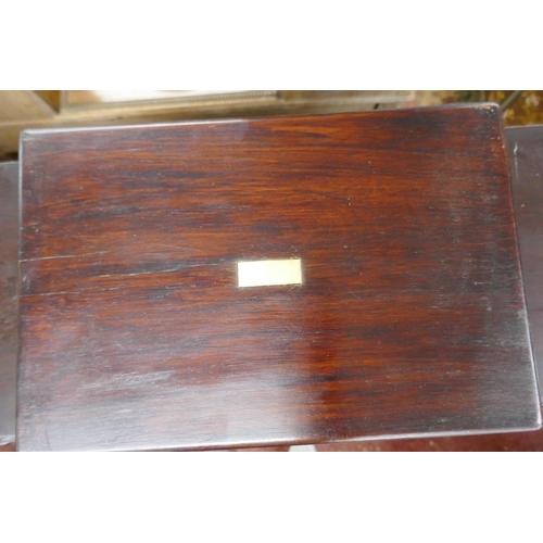 421 - Rosewood writing box