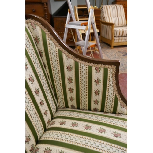 423 - Edwardian inlaid settee