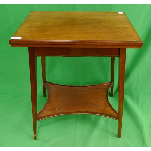 424 - Mahogany card table