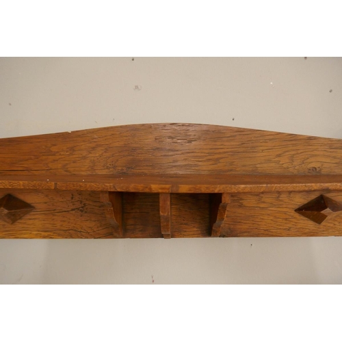 430 - Oak wall shelf