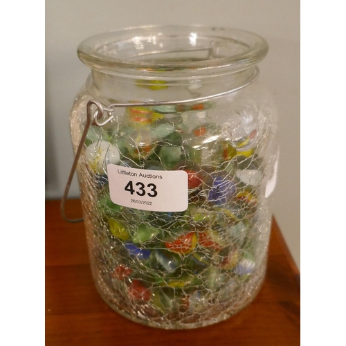 433 - Jar of marbles