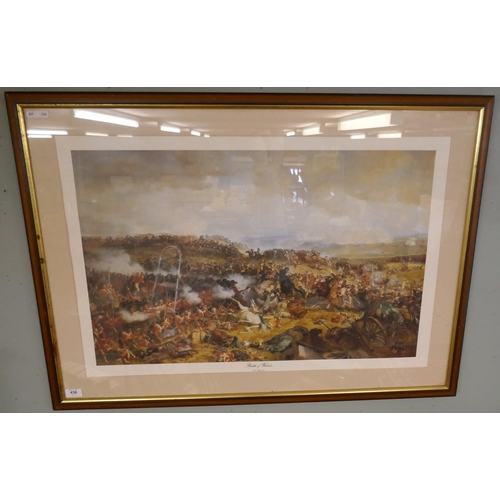 436 - Large print - Battle of Waterloo