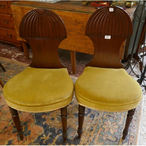 443 - Pair of Regency chairs