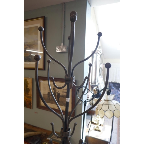 450 - Cast iron coat stand