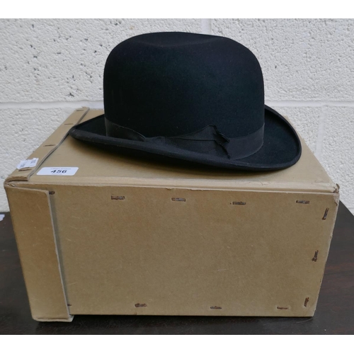 456 - Bowler hat by Lincoln Bennet together with another