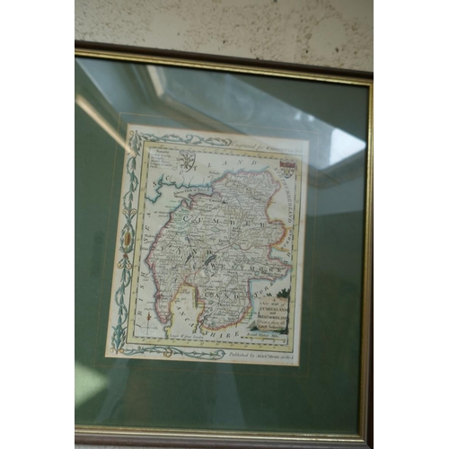 457 - Collection of framed maps