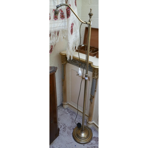 467 - Brass standard lamp - Valsan