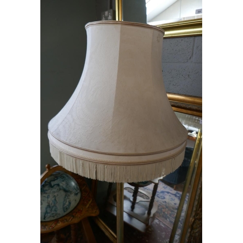 488 - Brass standard lamp