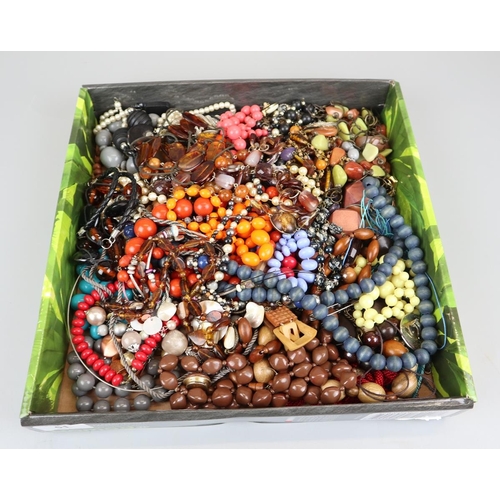 51 - Box of costume jewellery