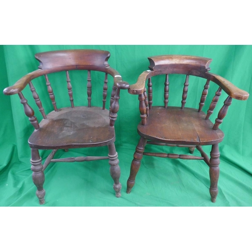 521 - 2 smokers bow armchairs