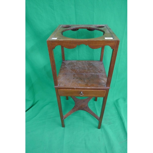 533 - Mahogany washstand