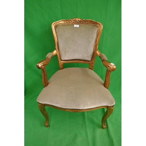 536 - Gilt armchair